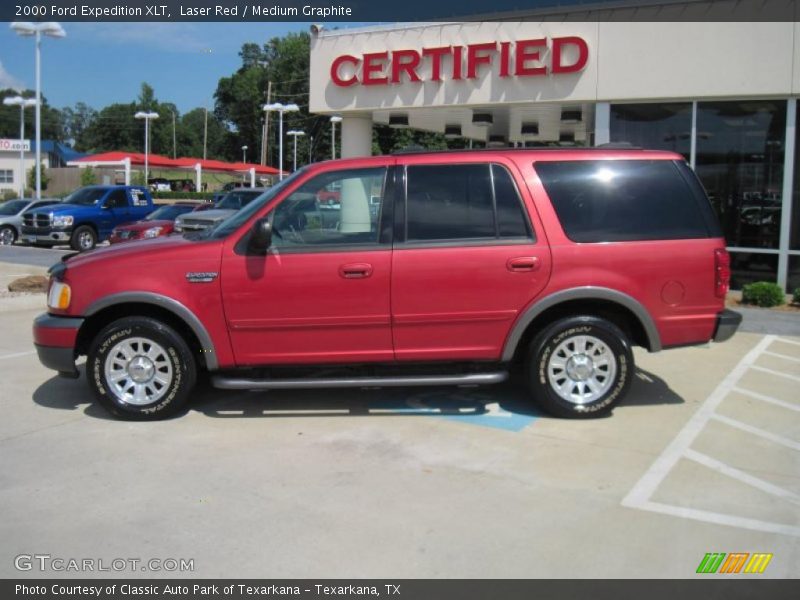 Laser Red / Medium Graphite 2000 Ford Expedition XLT