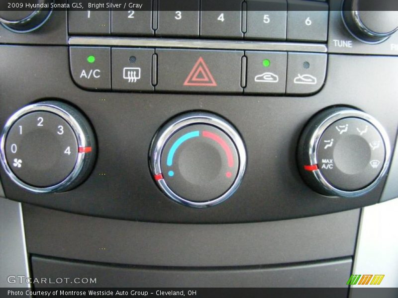 Bright Silver / Gray 2009 Hyundai Sonata GLS