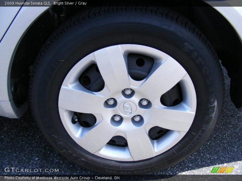 Bright Silver / Gray 2009 Hyundai Sonata GLS