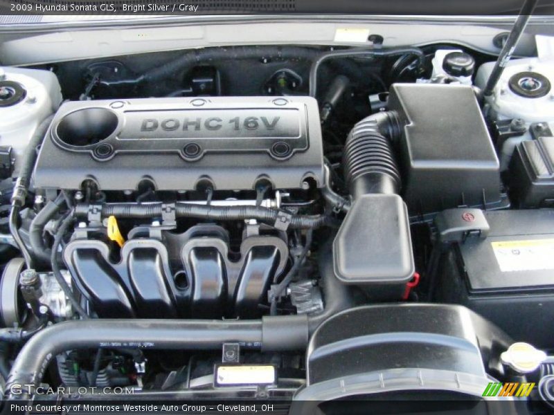 Bright Silver / Gray 2009 Hyundai Sonata GLS