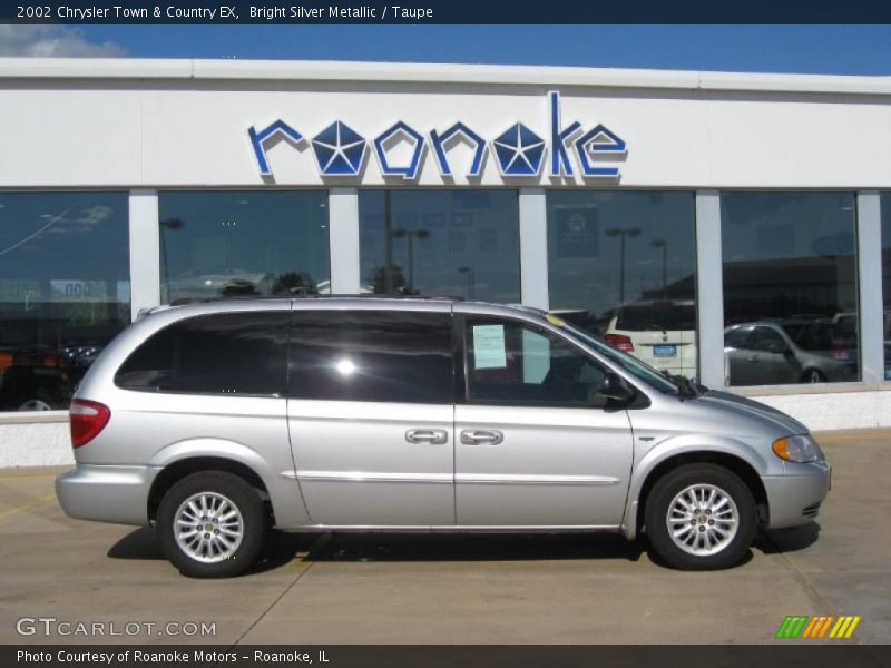 Bright Silver Metallic / Taupe 2002 Chrysler Town & Country EX