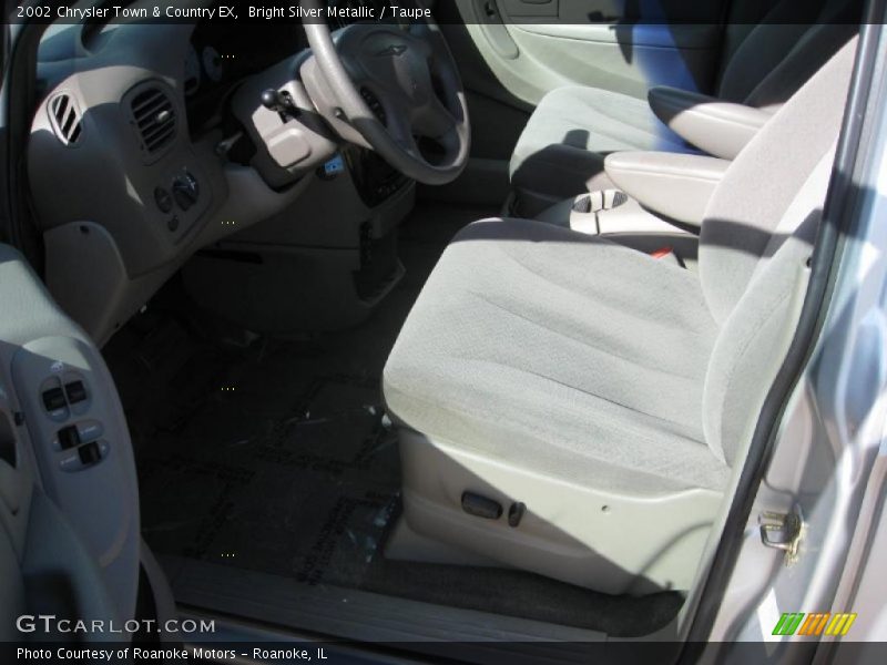 Bright Silver Metallic / Taupe 2002 Chrysler Town & Country EX
