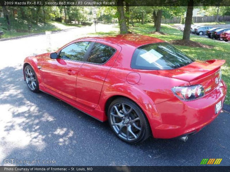 Velocity Red Mica / R3 Gray/Black Recaro 2009 Mazda RX-8 R3
