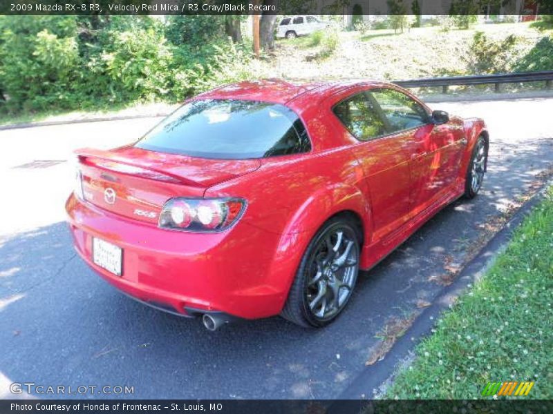 Velocity Red Mica / R3 Gray/Black Recaro 2009 Mazda RX-8 R3