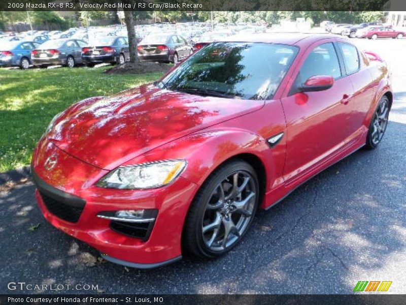 Velocity Red Mica / R3 Gray/Black Recaro 2009 Mazda RX-8 R3