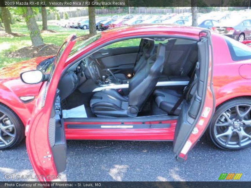 Velocity Red Mica / R3 Gray/Black Recaro 2009 Mazda RX-8 R3