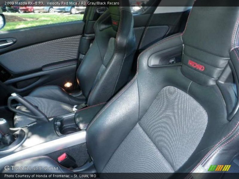 Velocity Red Mica / R3 Gray/Black Recaro 2009 Mazda RX-8 R3