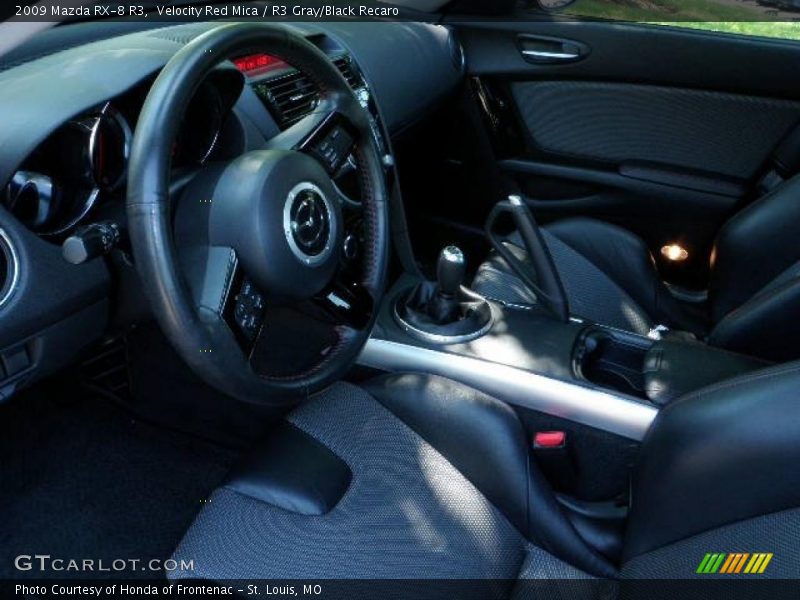 Velocity Red Mica / R3 Gray/Black Recaro 2009 Mazda RX-8 R3