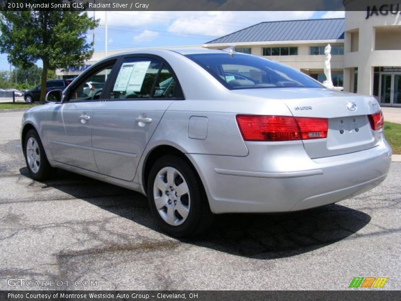 Radiant Silver / Gray 2010 Hyundai Sonata GLS