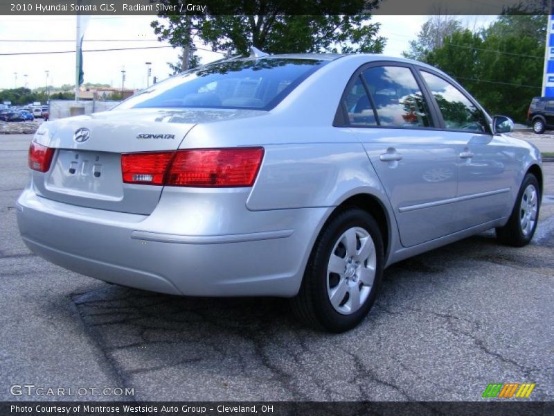 Radiant Silver / Gray 2010 Hyundai Sonata GLS