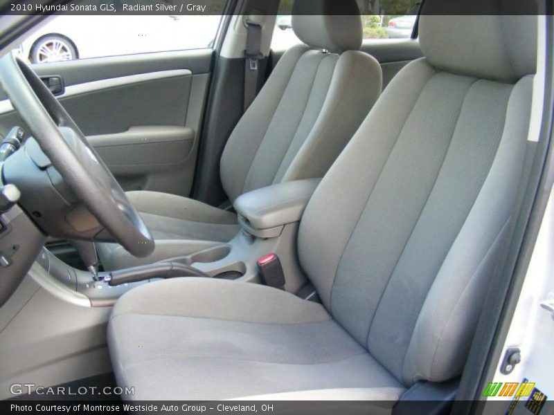 Radiant Silver / Gray 2010 Hyundai Sonata GLS