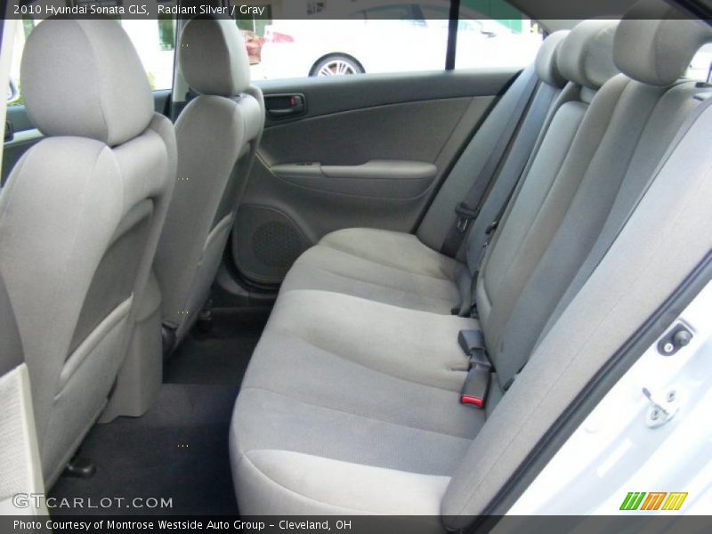 Radiant Silver / Gray 2010 Hyundai Sonata GLS