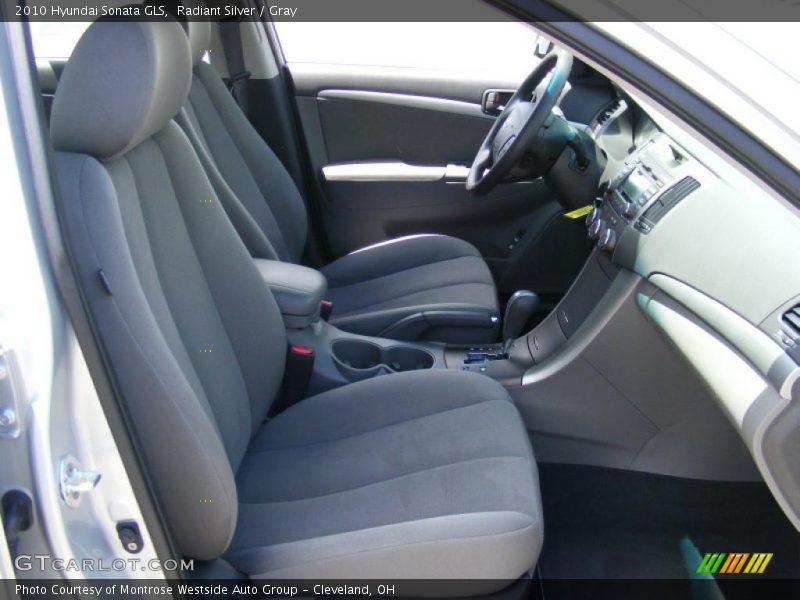 Radiant Silver / Gray 2010 Hyundai Sonata GLS