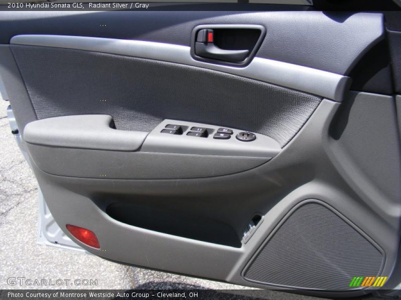 Radiant Silver / Gray 2010 Hyundai Sonata GLS