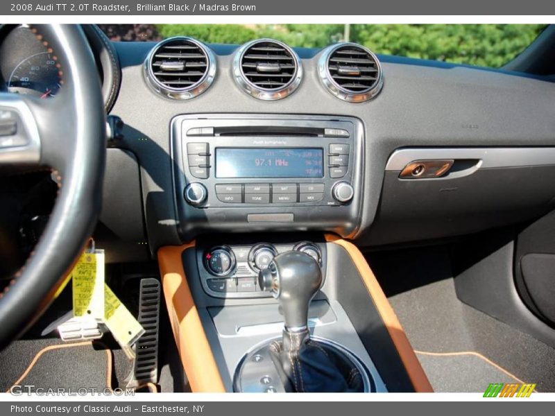 Brilliant Black / Madras Brown 2008 Audi TT 2.0T Roadster