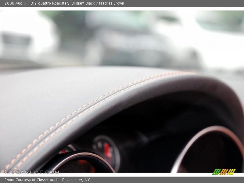 Brilliant Black / Madras Brown 2008 Audi TT 3.2 quattro Roadster