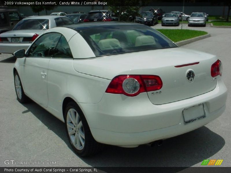 Candy White / Cornsilk Beige 2009 Volkswagen Eos Komfort