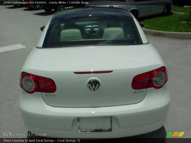 Candy White / Cornsilk Beige 2009 Volkswagen Eos Komfort
