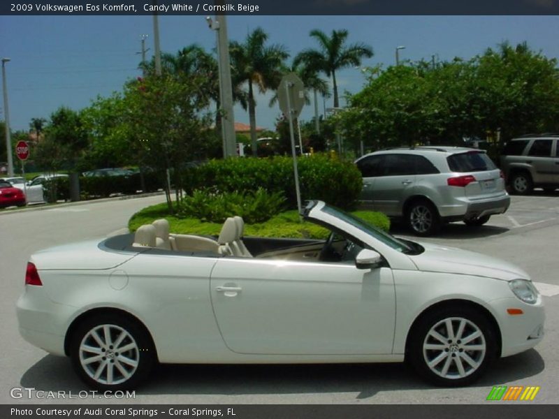 Candy White / Cornsilk Beige 2009 Volkswagen Eos Komfort