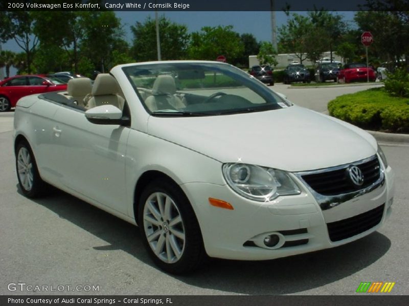 Candy White / Cornsilk Beige 2009 Volkswagen Eos Komfort