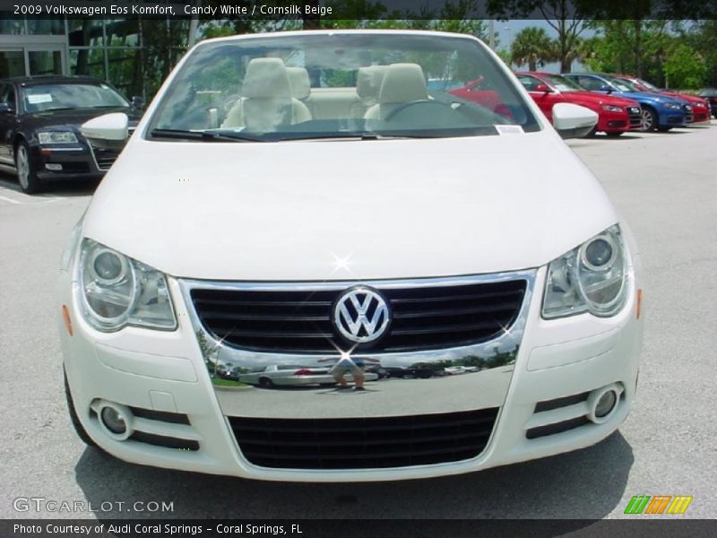 Candy White / Cornsilk Beige 2009 Volkswagen Eos Komfort