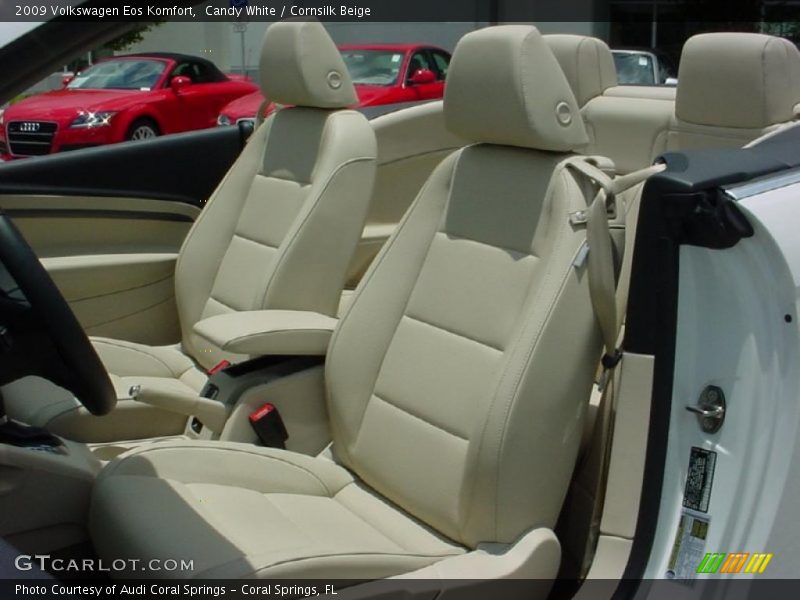 Candy White / Cornsilk Beige 2009 Volkswagen Eos Komfort