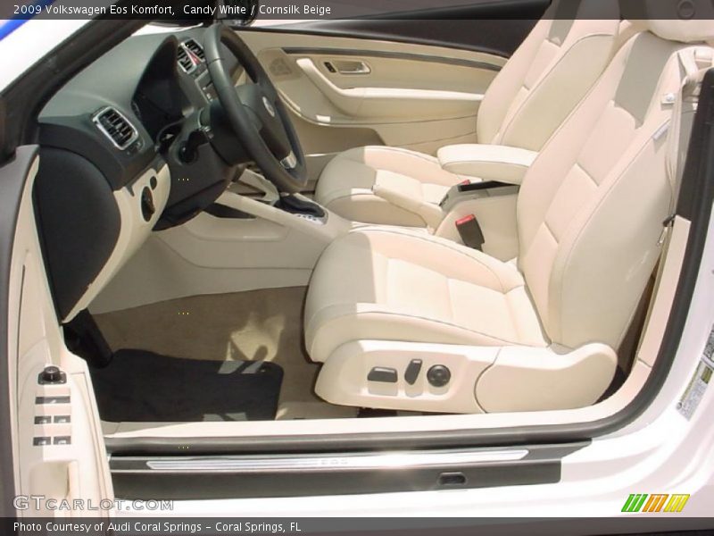 Candy White / Cornsilk Beige 2009 Volkswagen Eos Komfort