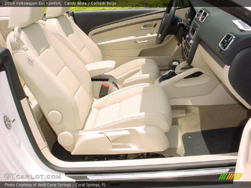 Candy White / Cornsilk Beige 2009 Volkswagen Eos Komfort