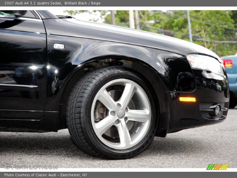 Brilliant Black / Beige 2007 Audi A4 3.2 quattro Sedan