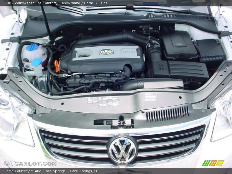 Candy White / Cornsilk Beige 2009 Volkswagen Eos Komfort