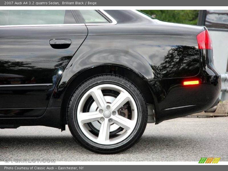 Brilliant Black / Beige 2007 Audi A4 3.2 quattro Sedan