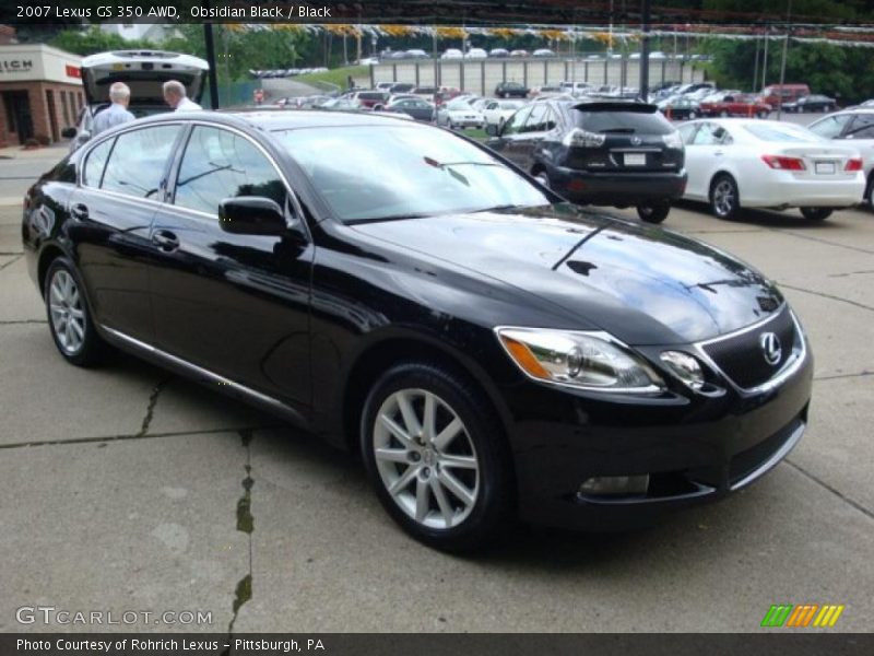 Obsidian Black / Black 2007 Lexus GS 350 AWD