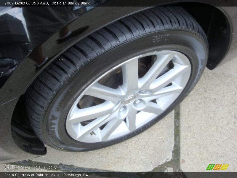 Obsidian Black / Black 2007 Lexus GS 350 AWD