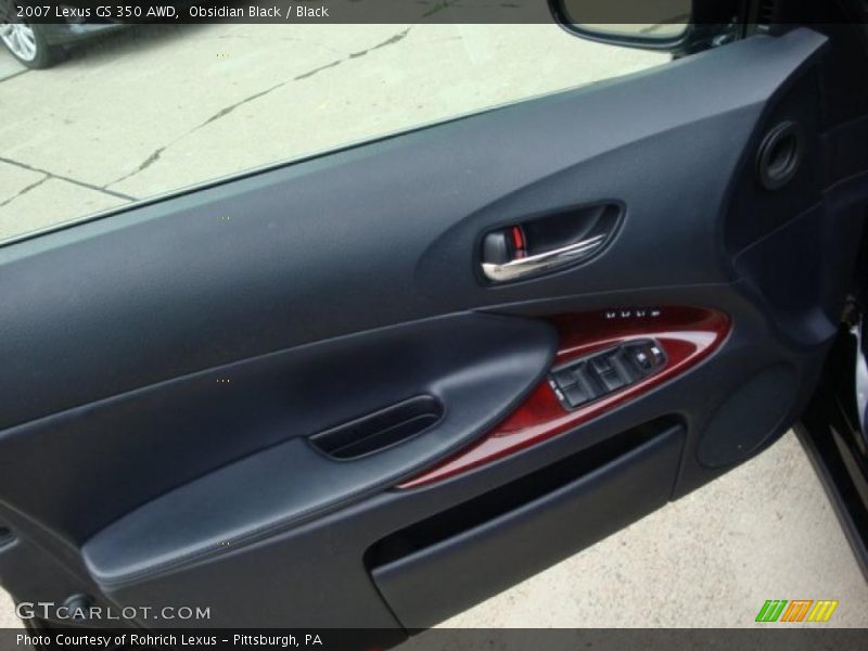 Obsidian Black / Black 2007 Lexus GS 350 AWD