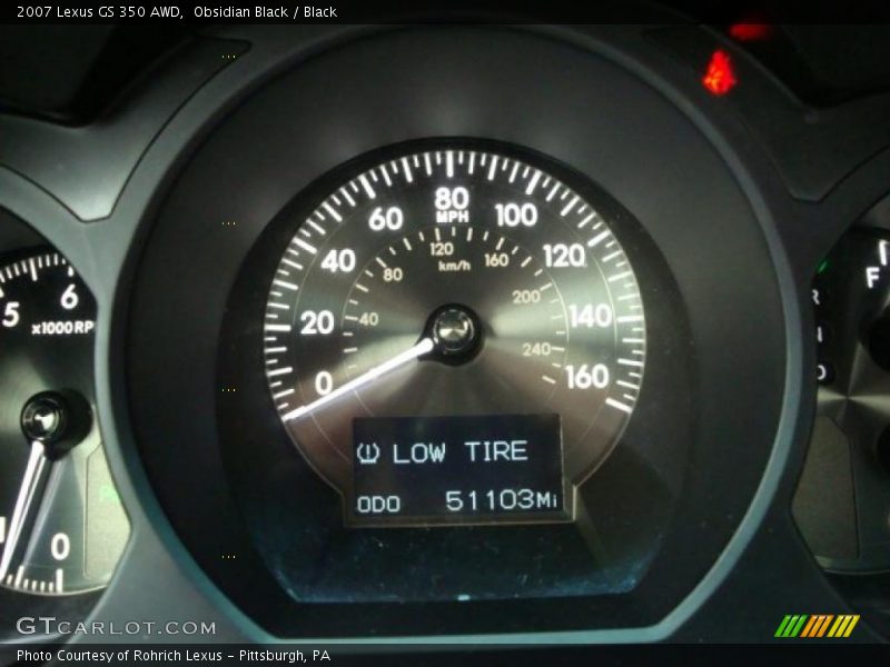 Obsidian Black / Black 2007 Lexus GS 350 AWD