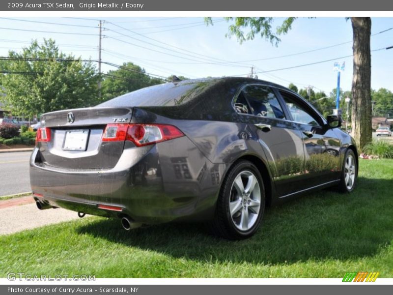 Grigio Metallic / Ebony 2009 Acura TSX Sedan