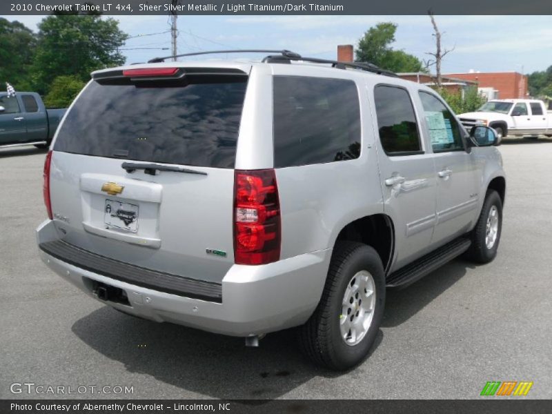 Sheer Silver Metallic / Light Titanium/Dark Titanium 2010 Chevrolet Tahoe LT 4x4