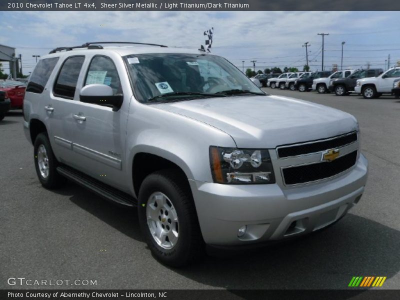 Sheer Silver Metallic / Light Titanium/Dark Titanium 2010 Chevrolet Tahoe LT 4x4