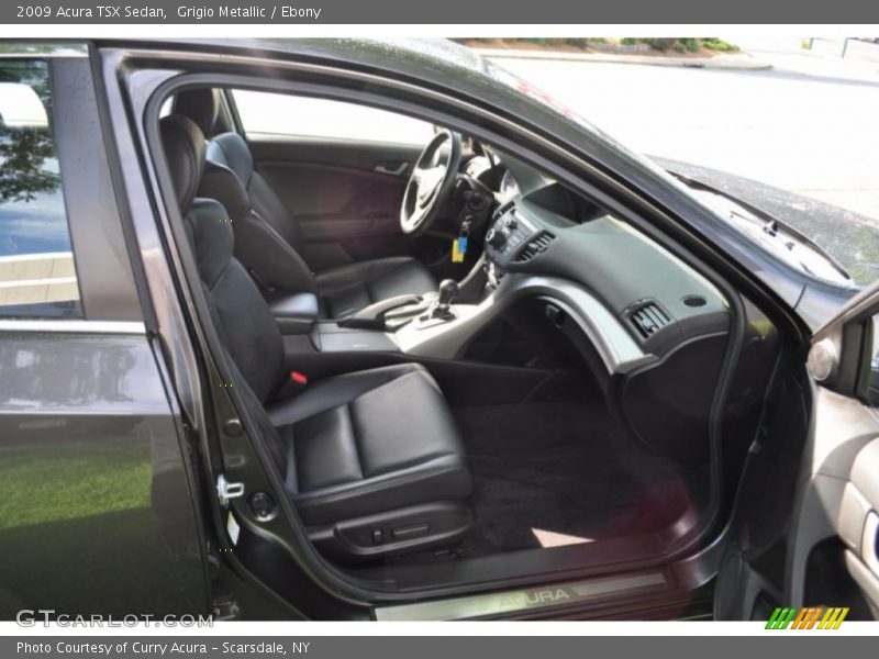 Grigio Metallic / Ebony 2009 Acura TSX Sedan