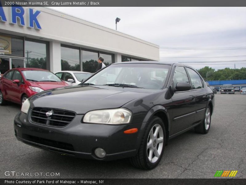 Gray Lustre Metallic / Black 2000 Nissan Maxima SE