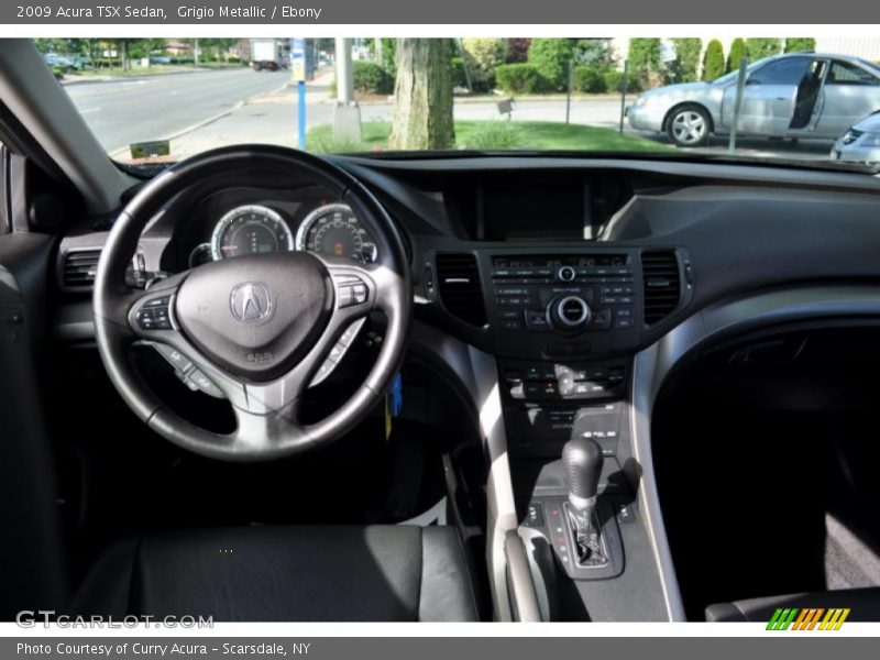 Grigio Metallic / Ebony 2009 Acura TSX Sedan