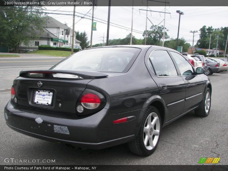 Gray Lustre Metallic / Black 2000 Nissan Maxima SE