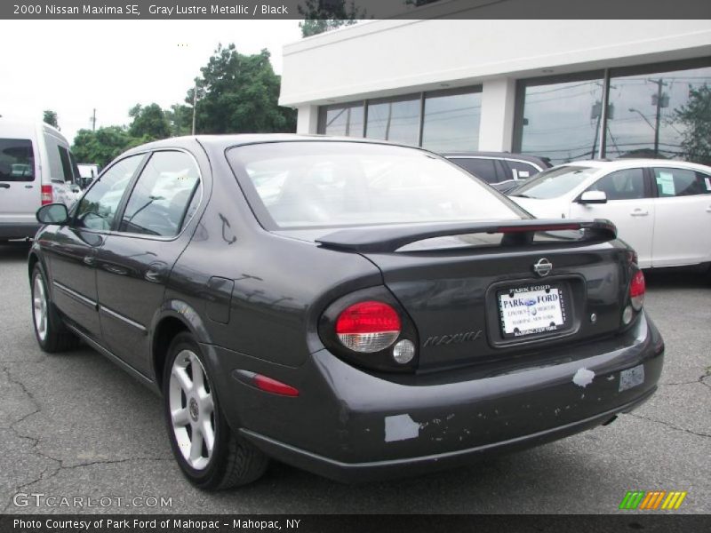 Gray Lustre Metallic / Black 2000 Nissan Maxima SE