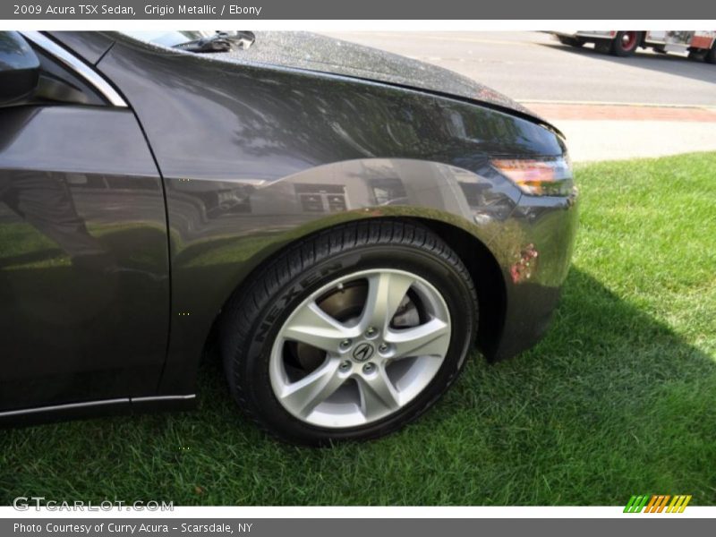 Grigio Metallic / Ebony 2009 Acura TSX Sedan