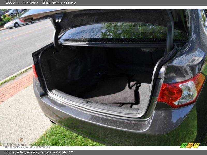 Grigio Metallic / Ebony 2009 Acura TSX Sedan