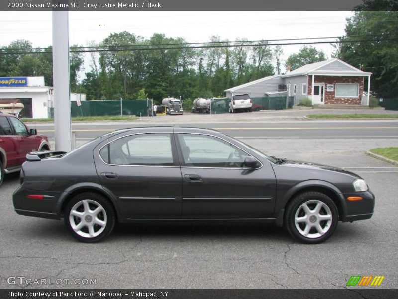 Gray Lustre Metallic / Black 2000 Nissan Maxima SE