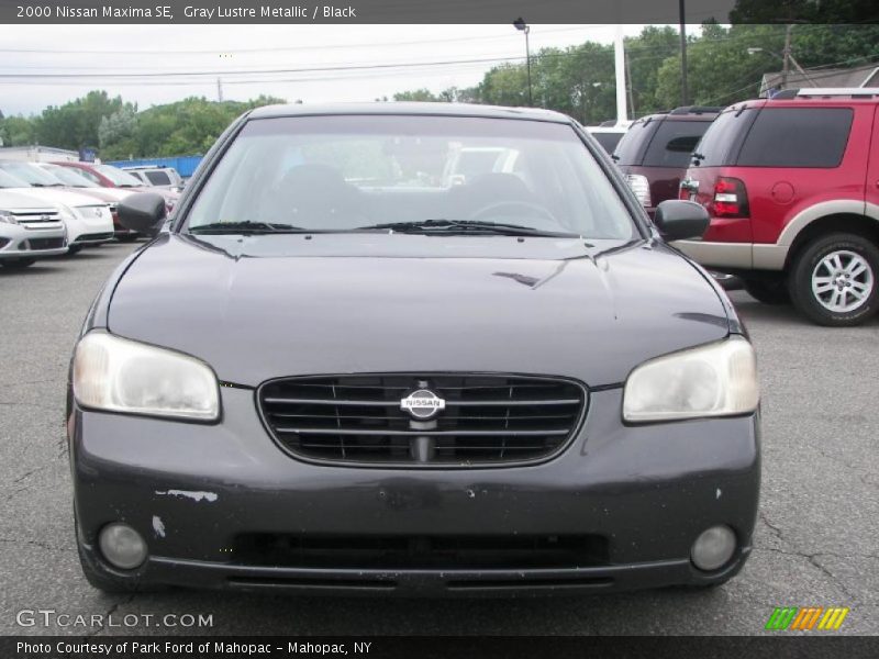 Gray Lustre Metallic / Black 2000 Nissan Maxima SE