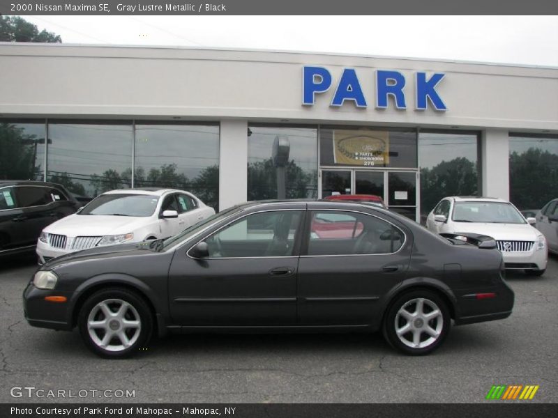 Gray Lustre Metallic / Black 2000 Nissan Maxima SE