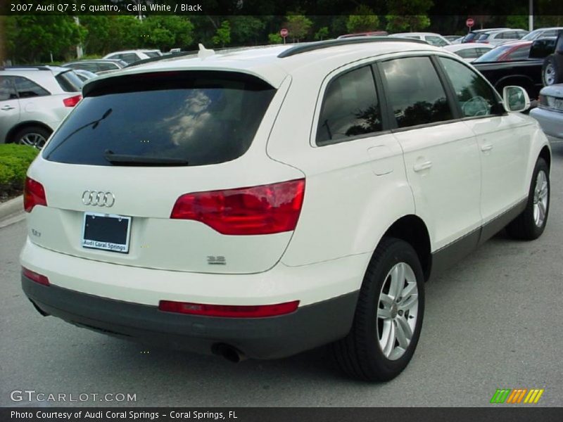 Calla White / Black 2007 Audi Q7 3.6 quattro