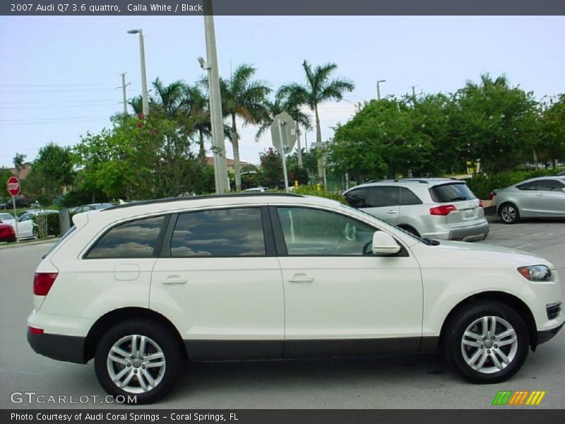 Calla White / Black 2007 Audi Q7 3.6 quattro